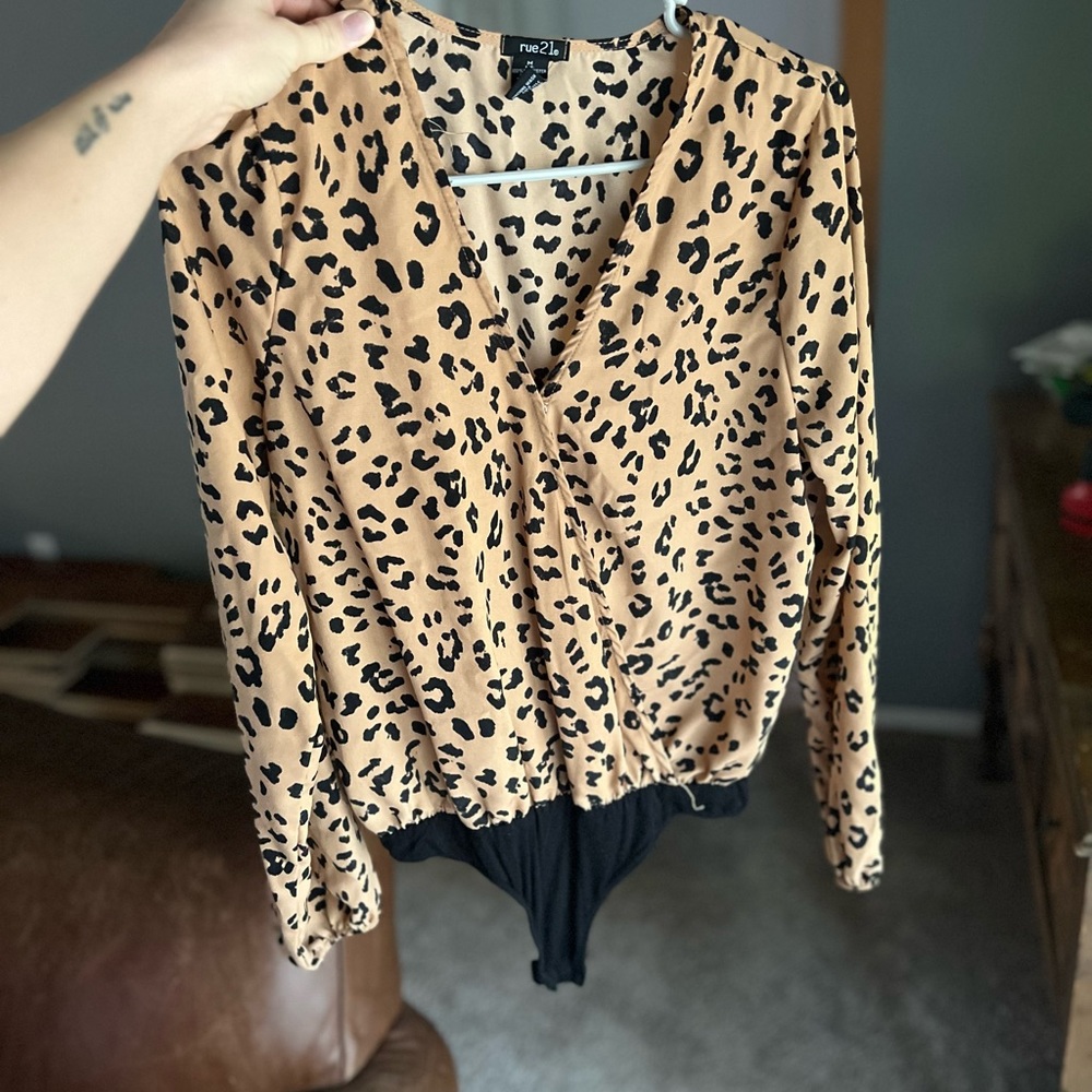Women's Animal Print Bodysuit